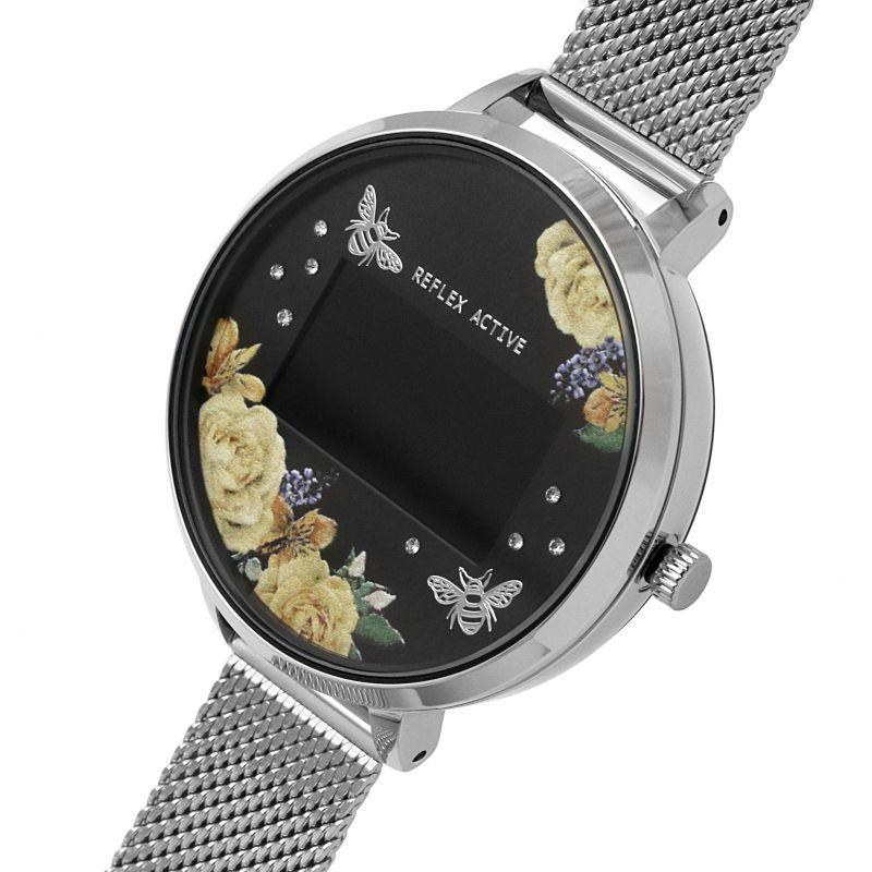 Reflex Active Ladies Silver Mesh Strap Series 3 Smart Watch Ra034035