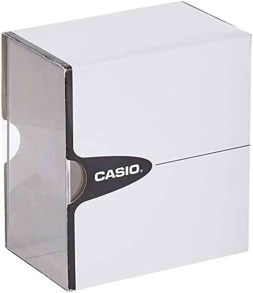 Casio Ladies Fashion White Dial Gold Case Leather Strap Watch Ltp-v001gl-7budf