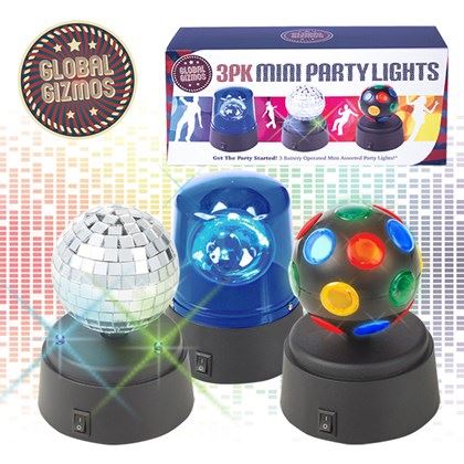 Global Gizmos 3pk Mini Light Set (Carton of 12)