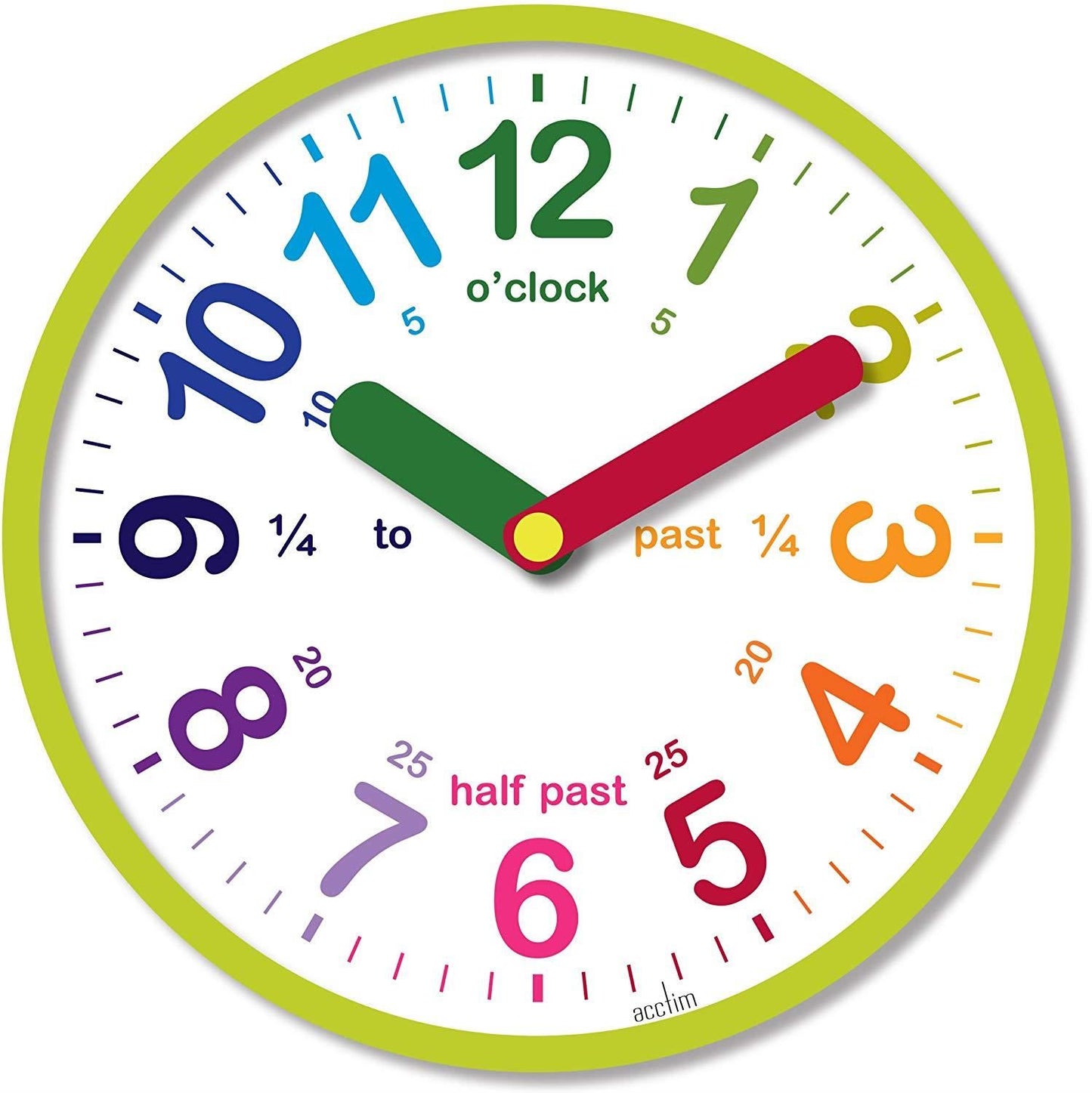 Acctim 2188 LULU Childrens Wall Clock Available Multiple colour