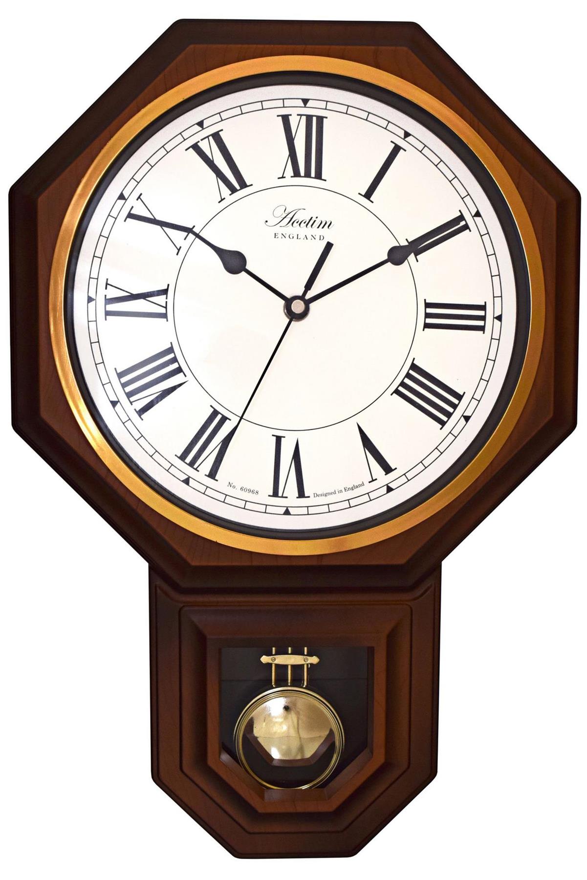 Acctim Woodstock Wood Effect Pendulum Wall Clock 28316