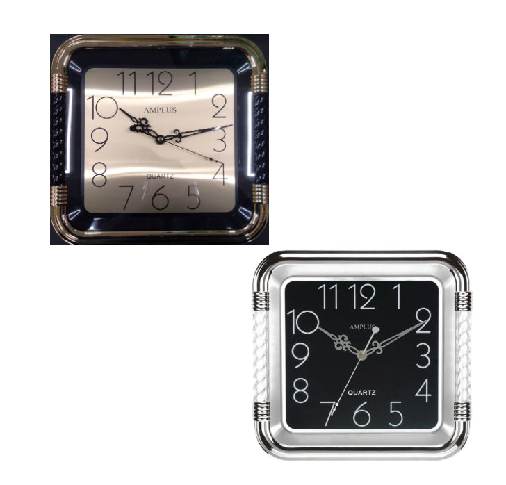 Amplus 11" Square Design Wall Clock PW111