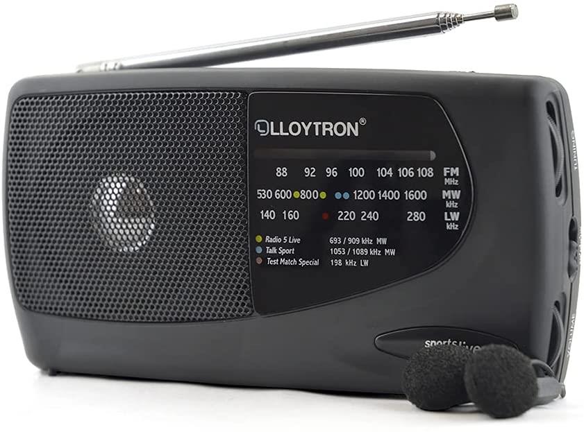 Lloytron 3 Band 'Sports' Personal Radio with Earphones