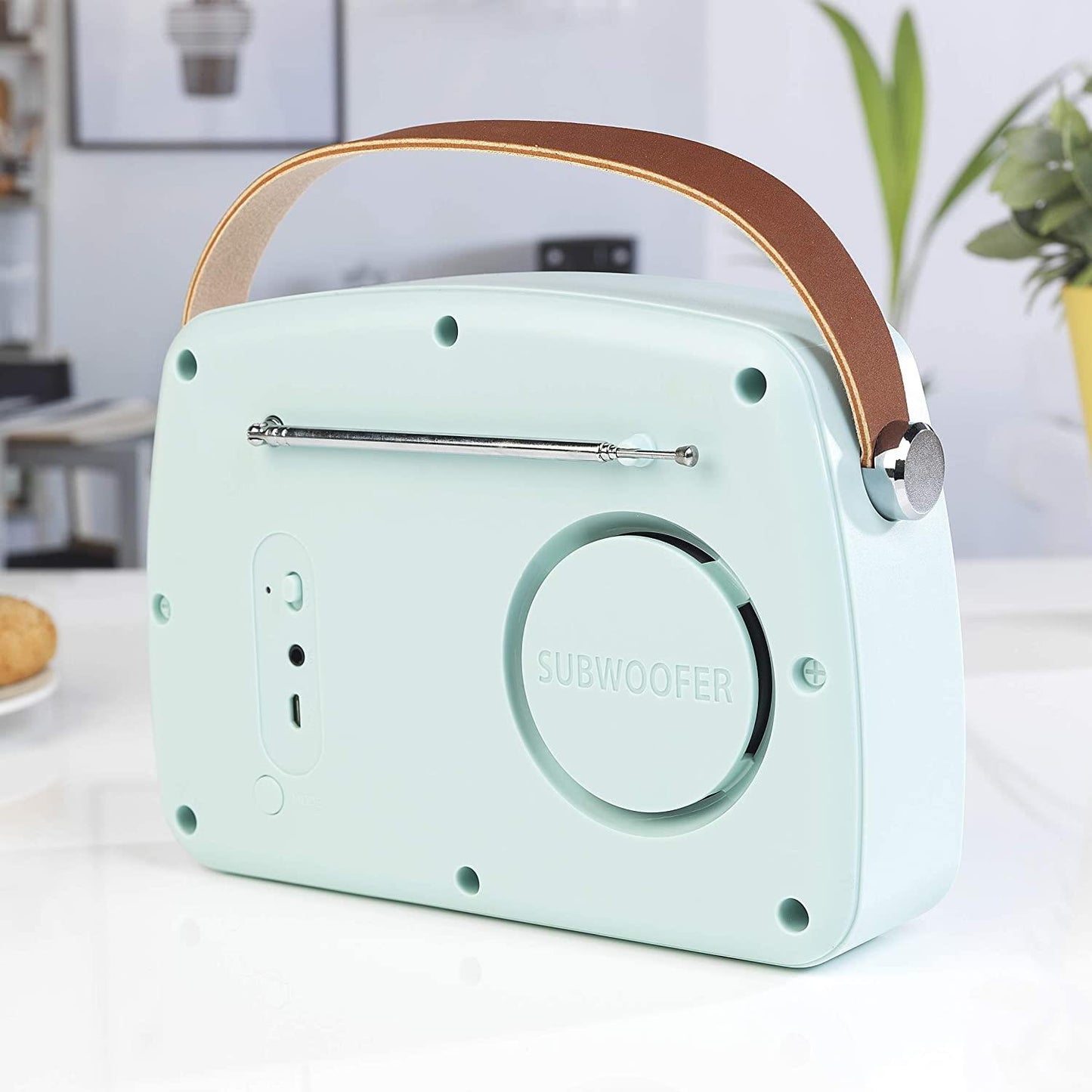 Intempo Rechargeable Bluetooth Speaker with FM Radio- Blue