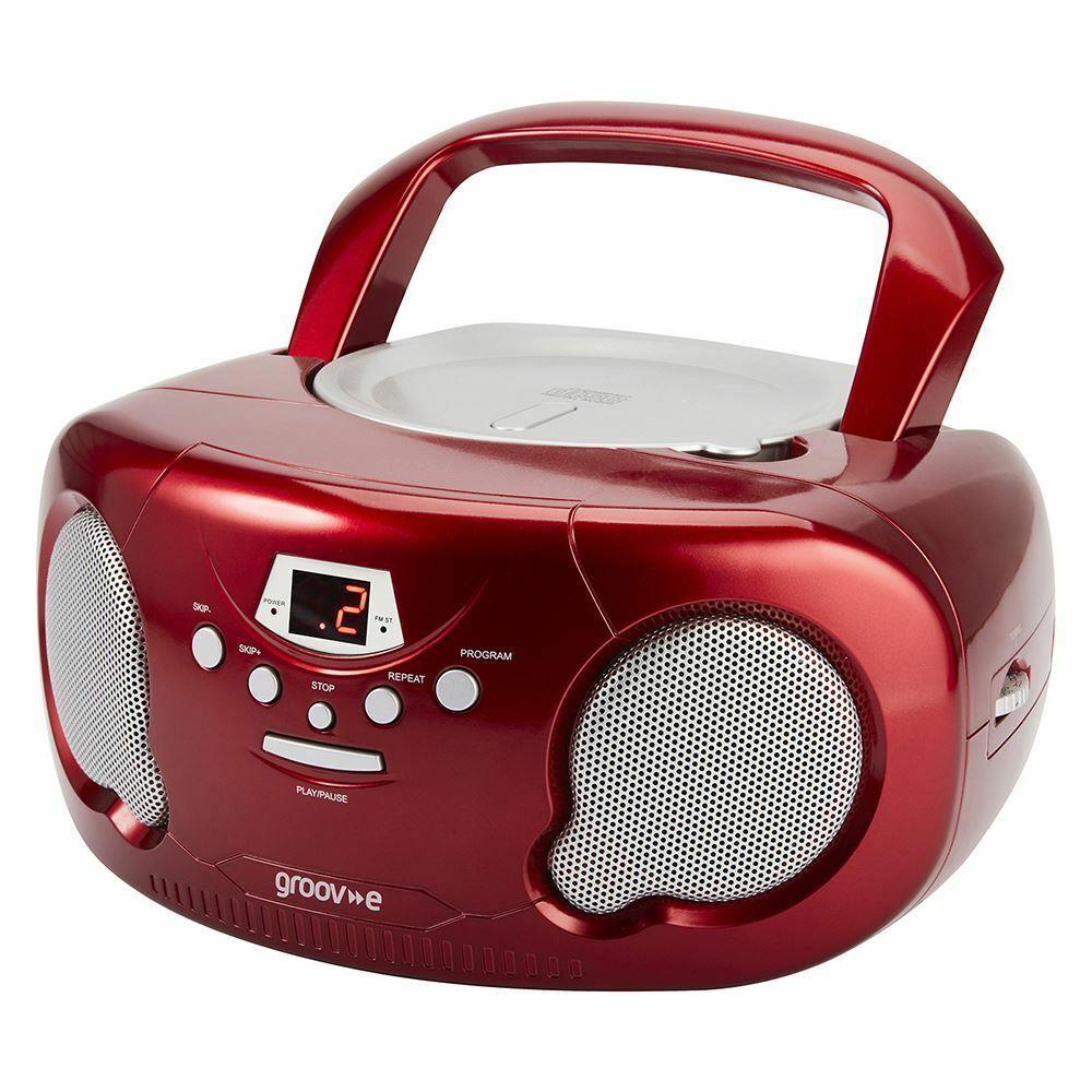 Groov-e Boombox Red- GVPS733RD