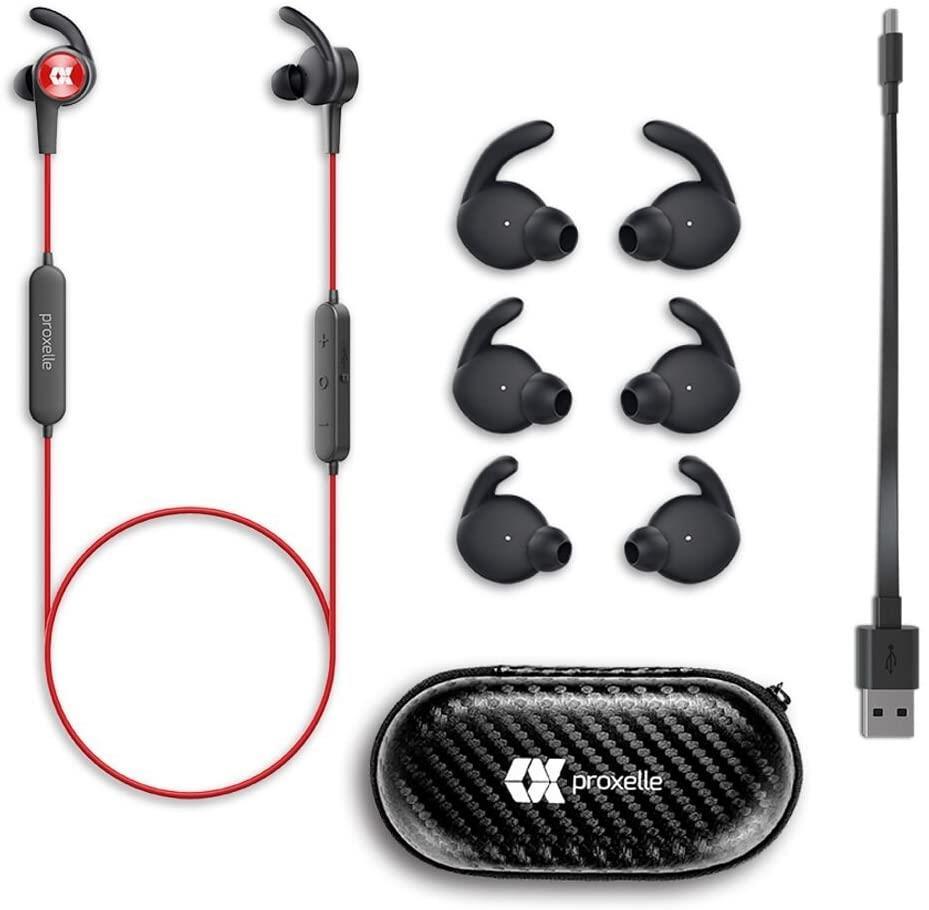 Proxelle Stereo Magnetic IPX5 Sweatproof In Ear Wireless Headset