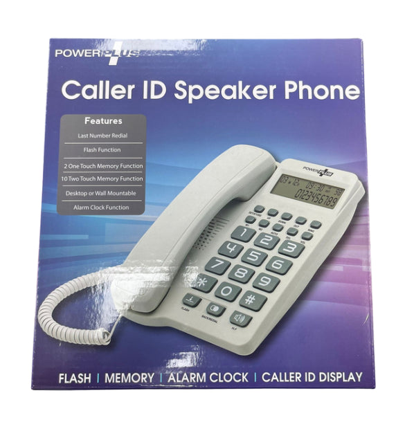 Powerplus Caller ID Speaker Phone- White