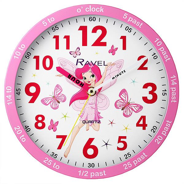 Ravel Time Teacher Wall Clock For Childrens Bedroom R.KC