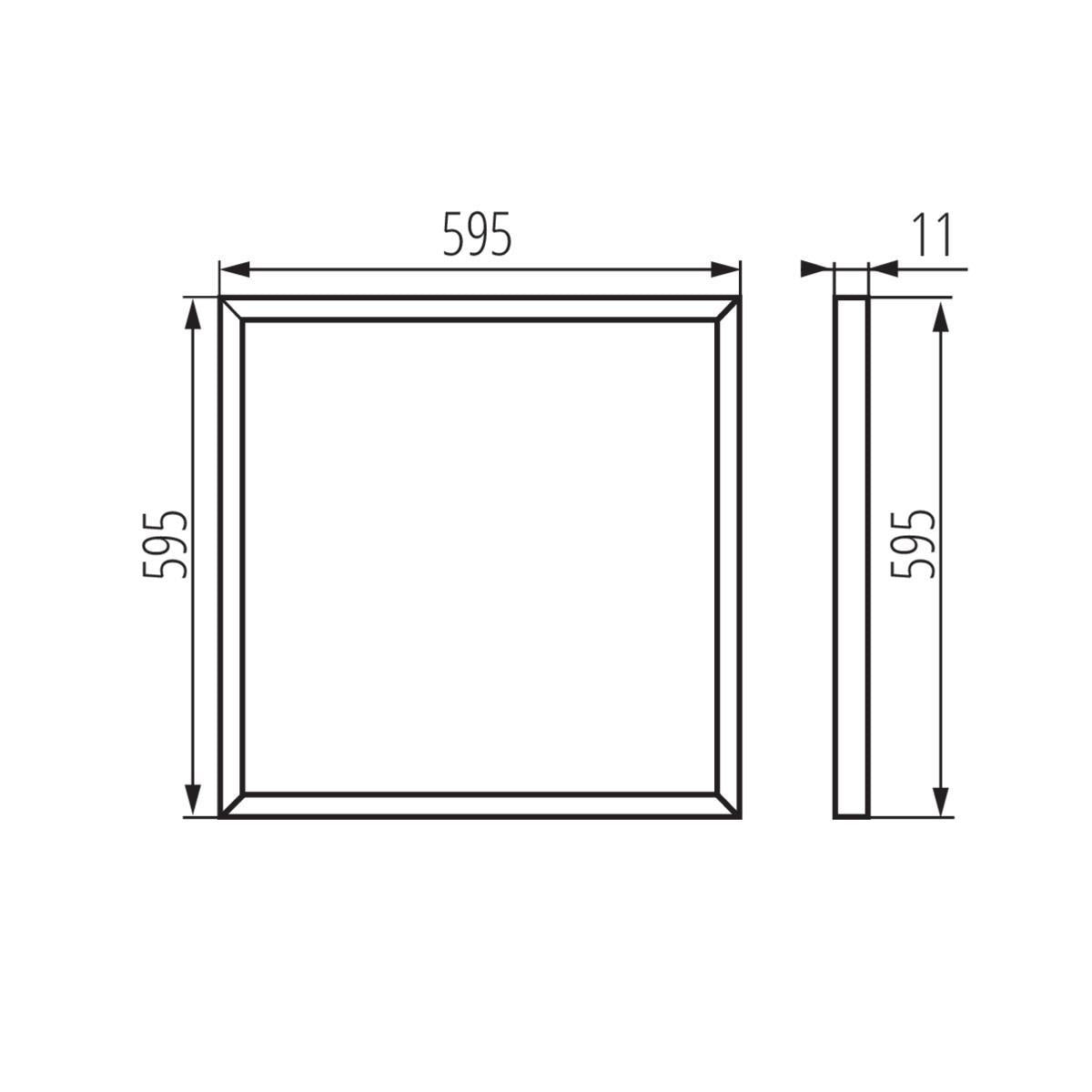 Kanlux Bravo Recessed-Mounted 40W LED Panel Neutral White- 28010
