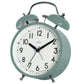 Acctim Newstead Analogue Double Bell Alarm Clock Green 15935