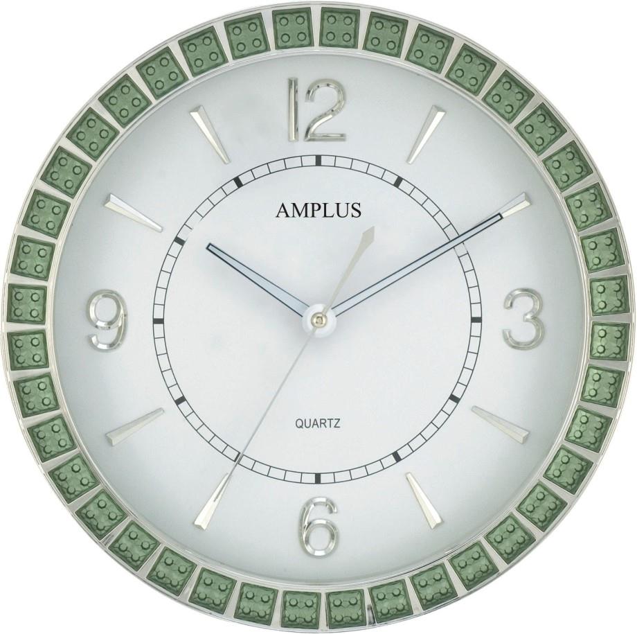 Amplus Wall Clock with Sweep Movement PW182BL