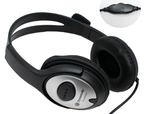 Dynamode DH-660 3.5mm Stereo Headset with Microphone for PC