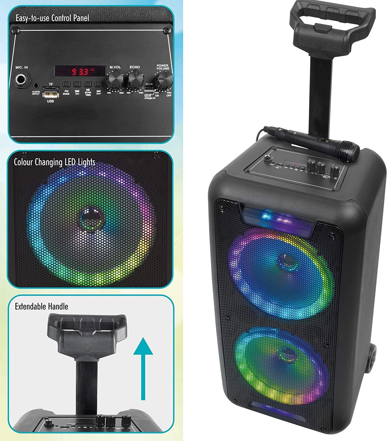 Intempo 100W Trolley Bluetooth Karaoke Speaker WDS 540