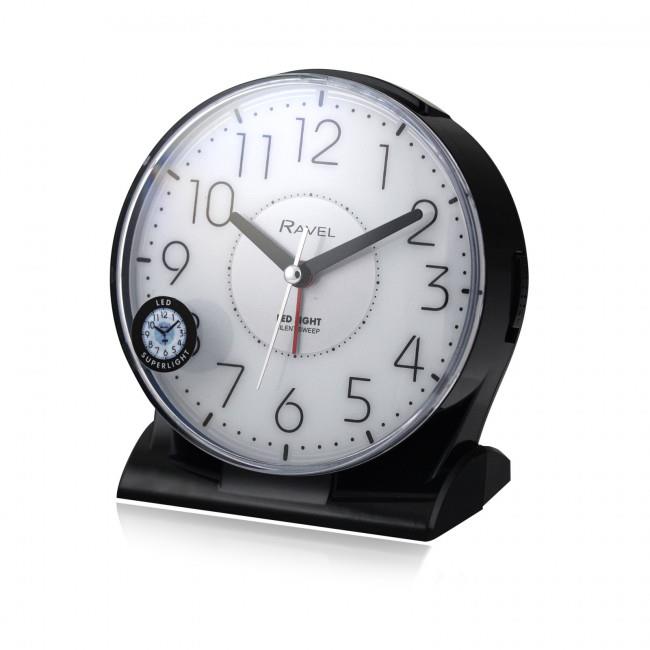 Ravel Large Contemporary Bedside Alarm Clock RC036 Available Multiple Colour