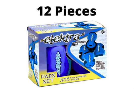 12 X Elektra Hardshell Elbow & Knee Pad Blue