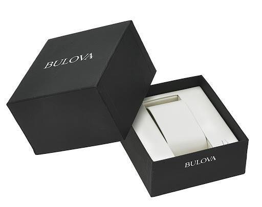 Bulova 96b244 Mens Classic Black Dial Stainless Steel Quartz Watch