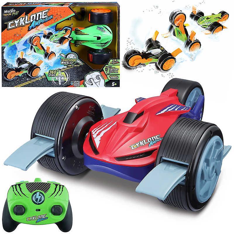 Maisto Cyklone Amphibian Red & Blue - Amphibious RC Car 82093