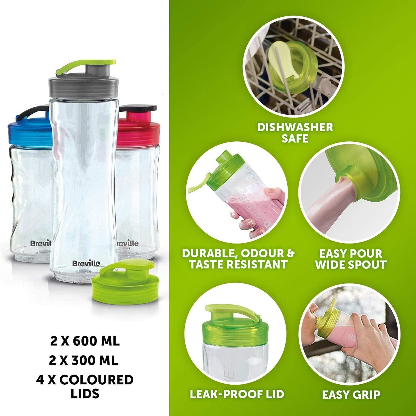 Breville Blend Active Colour Mix Family Blender (Refurbished)