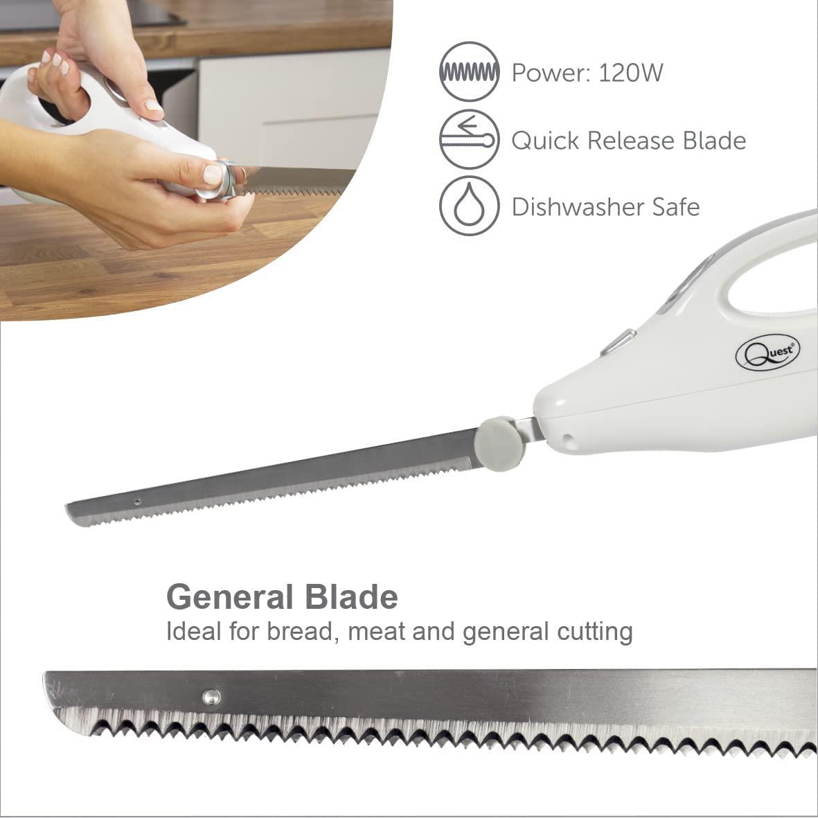 Quest Electric Knife White (Carton of 8)