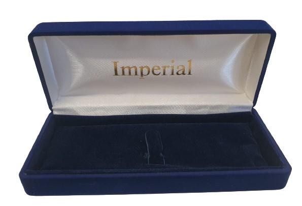 Imperial Key Chain Clock Sandwich Biscuit Silver IMP735