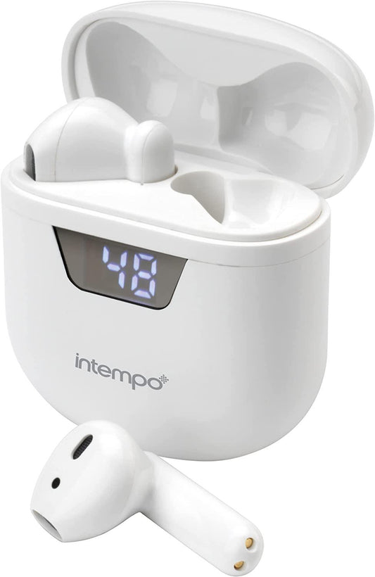 Intempo TWS Wireless Bluetooth Earphones- White