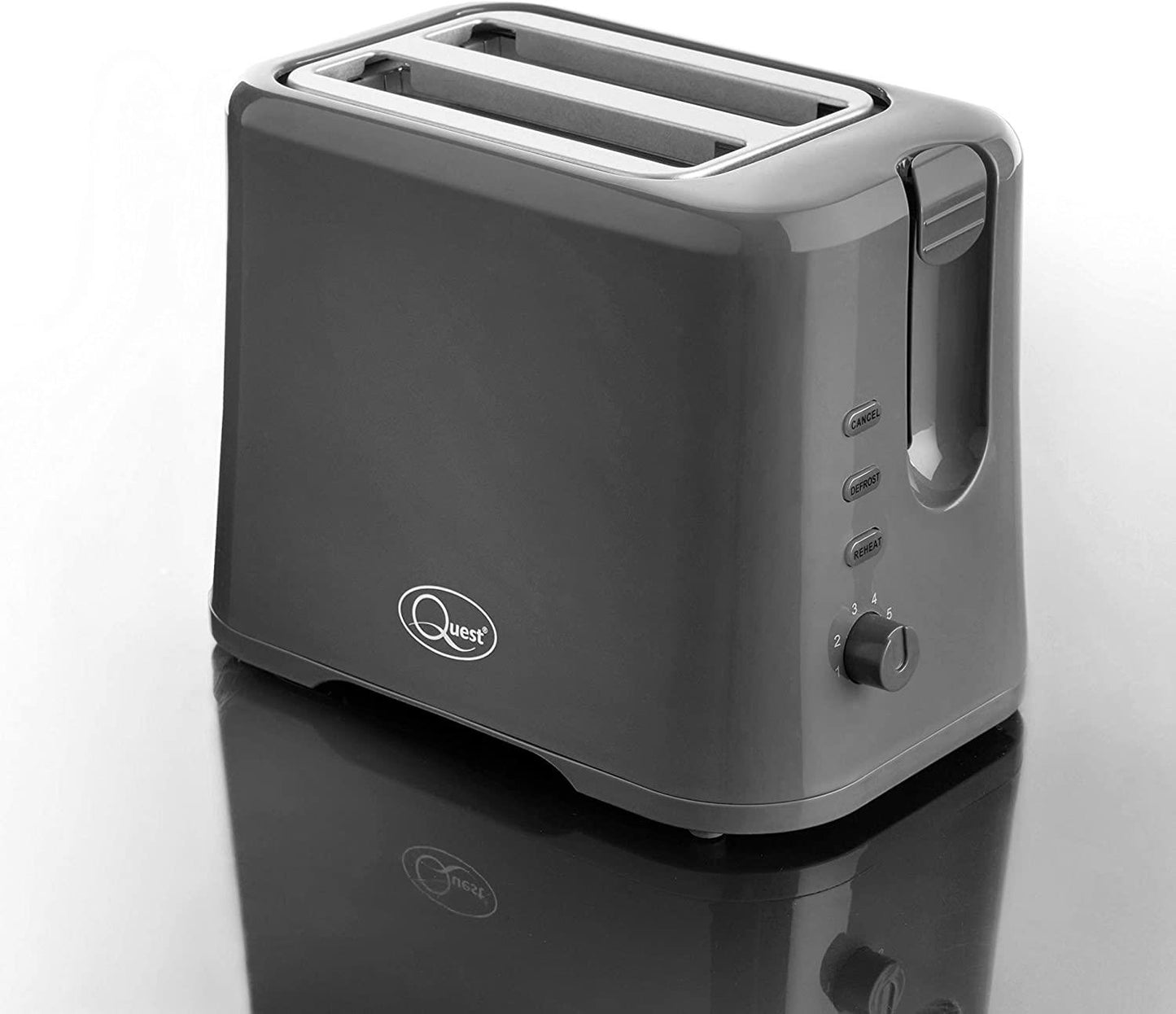 Quest 2-Slice Toaster - Grey (Carton of 8)