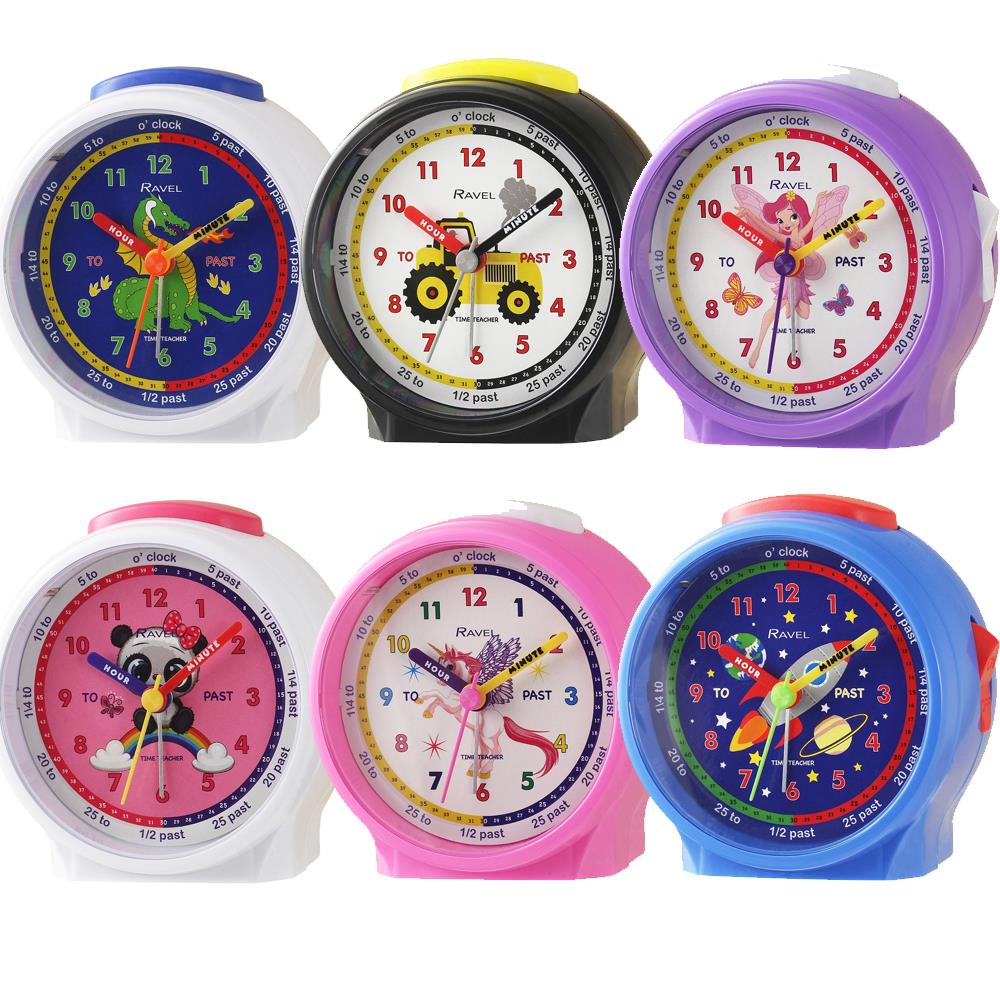 Ravel Childrens Time Teacher Alarm Clock Multi Colour RC034