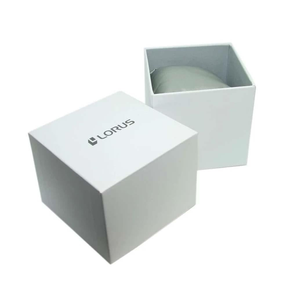 Lorus Ladies Champagne Dial With Black Silicone Strap Watch Rg269tx9
