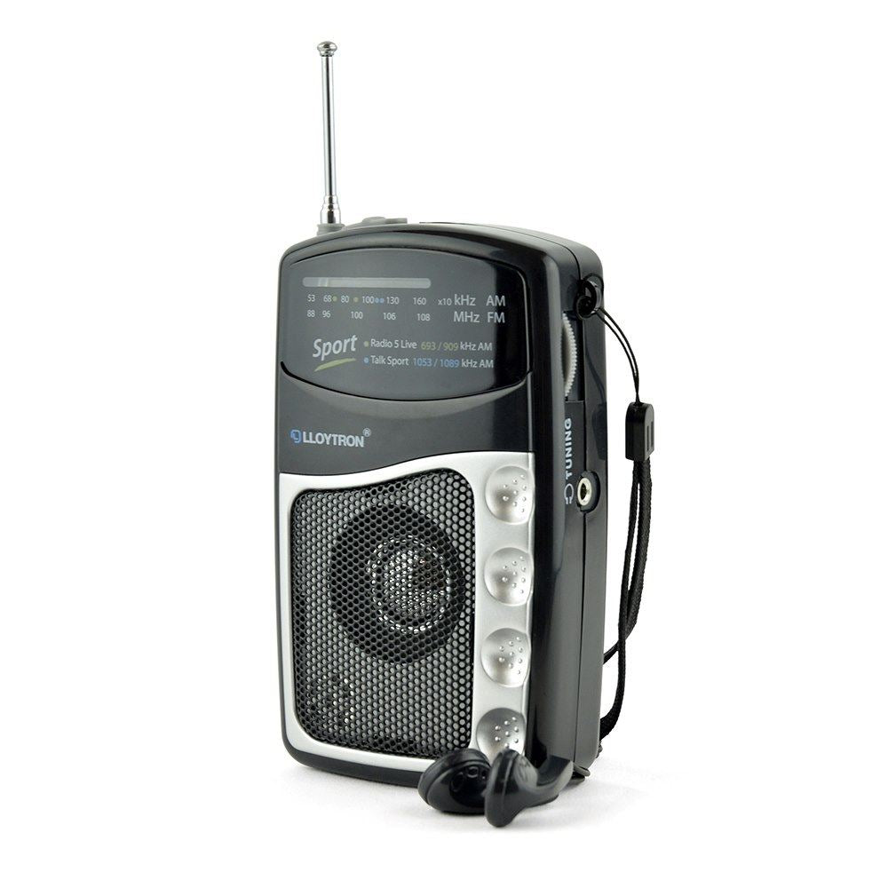 Lloytron 2 Band 'Entertainer' Personal Sports Radio with Earphones