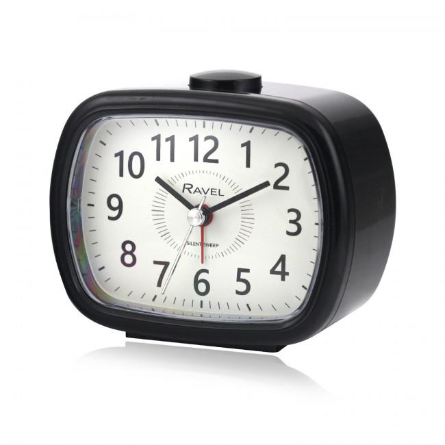 Ravel Mid sized Bedside Quartz Alarm Clock RC042 Available Multiple Colour