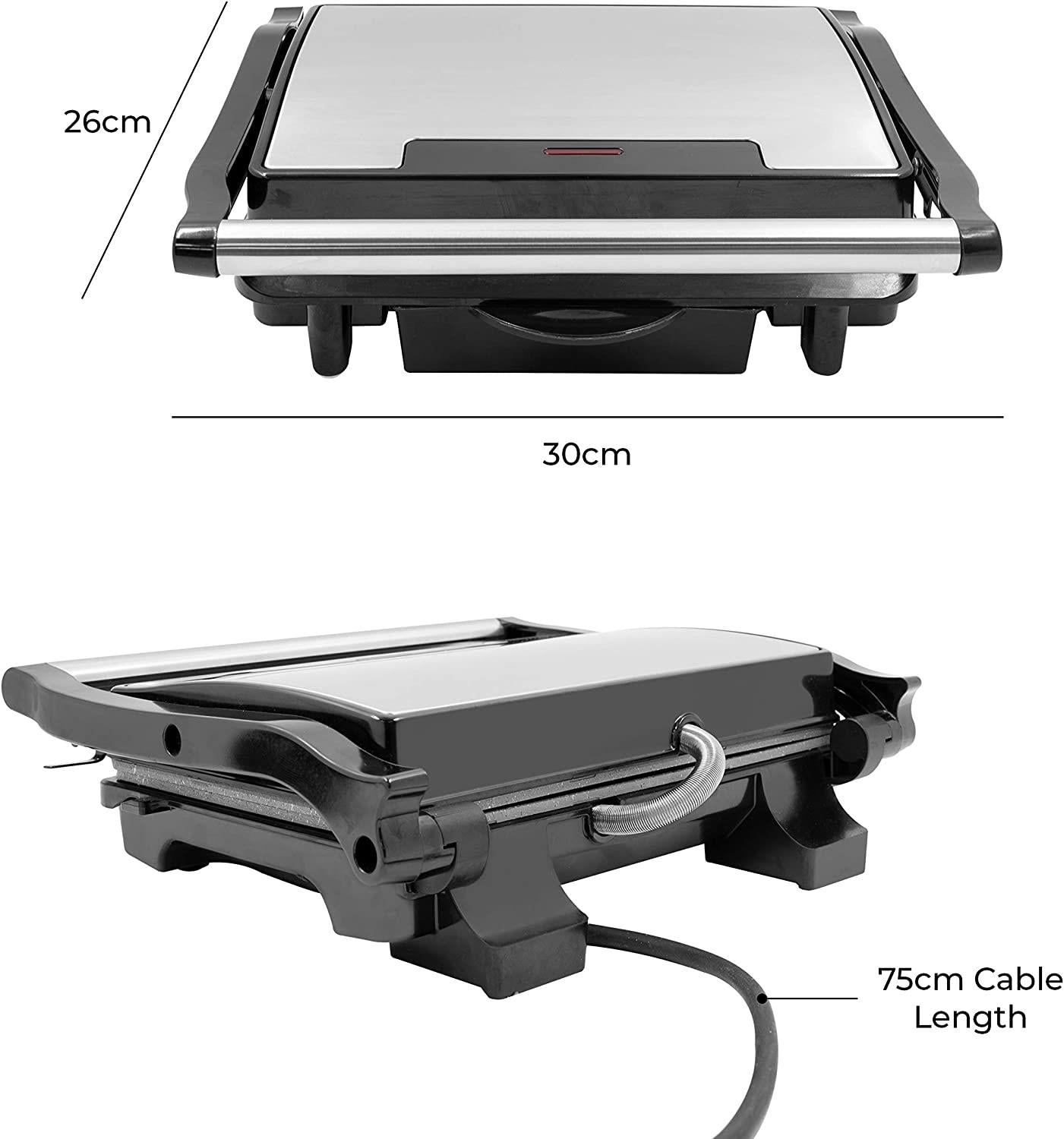 Quest Marble Coated Health Grill & Panini Press (Carton of 4)
