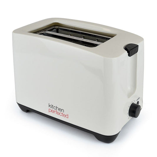 KitchenPerfected 2 Slice extra-wide slot Toaster - Cream