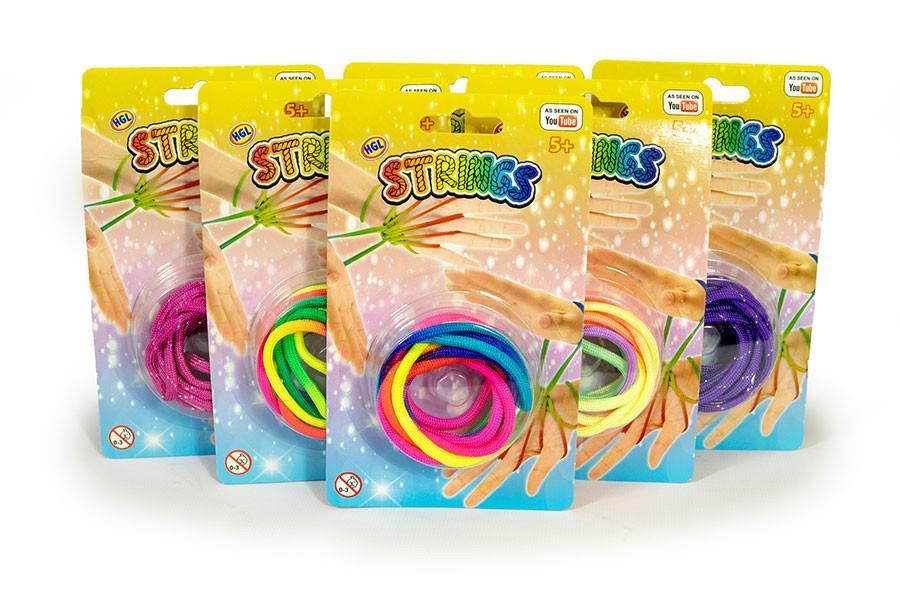 Neon, 2 Tone, Glitter, Rainbow String Set Pack of 24