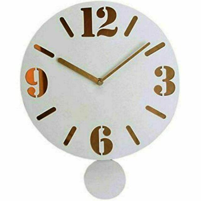 Widdop Pendulum Milky Clock W7319