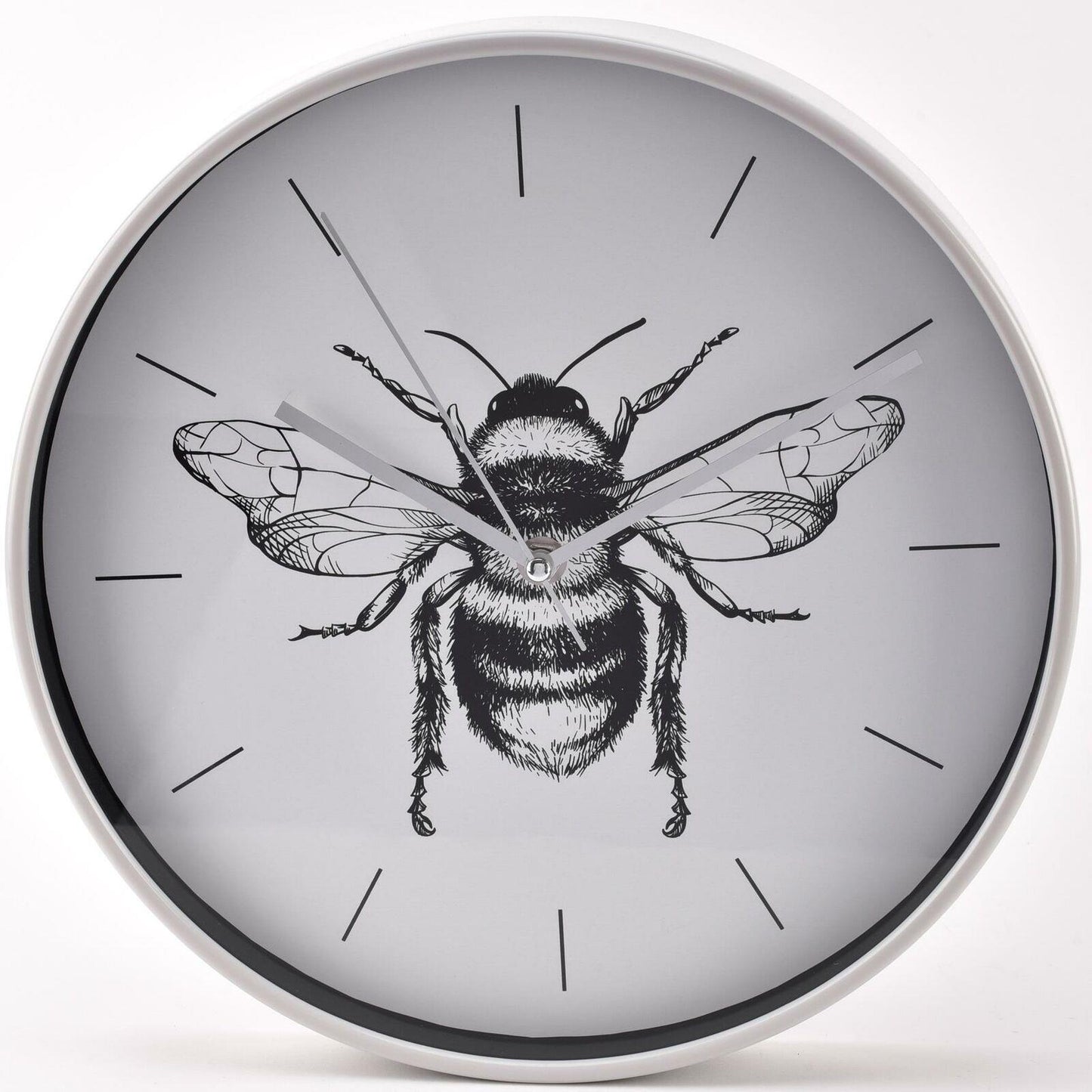 HESTIA® BUMBLEBEE WALL CLOCK /LED LIGHT UP TUBE 20CM