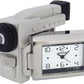 Miniature Clock Silver Metal Video Camera Solid Brass IMP1057S - CLEARANCE NEEDS RE-BATTERY