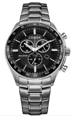 Citizen Men's Chronograph Stainless Steel Bracelet Watch AT2411-50E