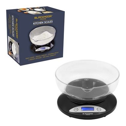 Blackmoor Black Kitchen Scales (Carton of 6)