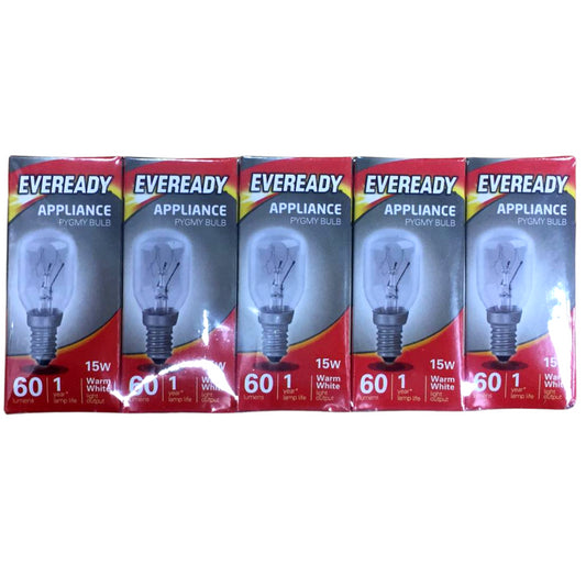 Eveready Pigmy 60lm 15w SES Clear Warm White Pack of 10