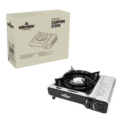 Milestone Portable Gas Stove Safety Standard Certified (Carton of 6)
