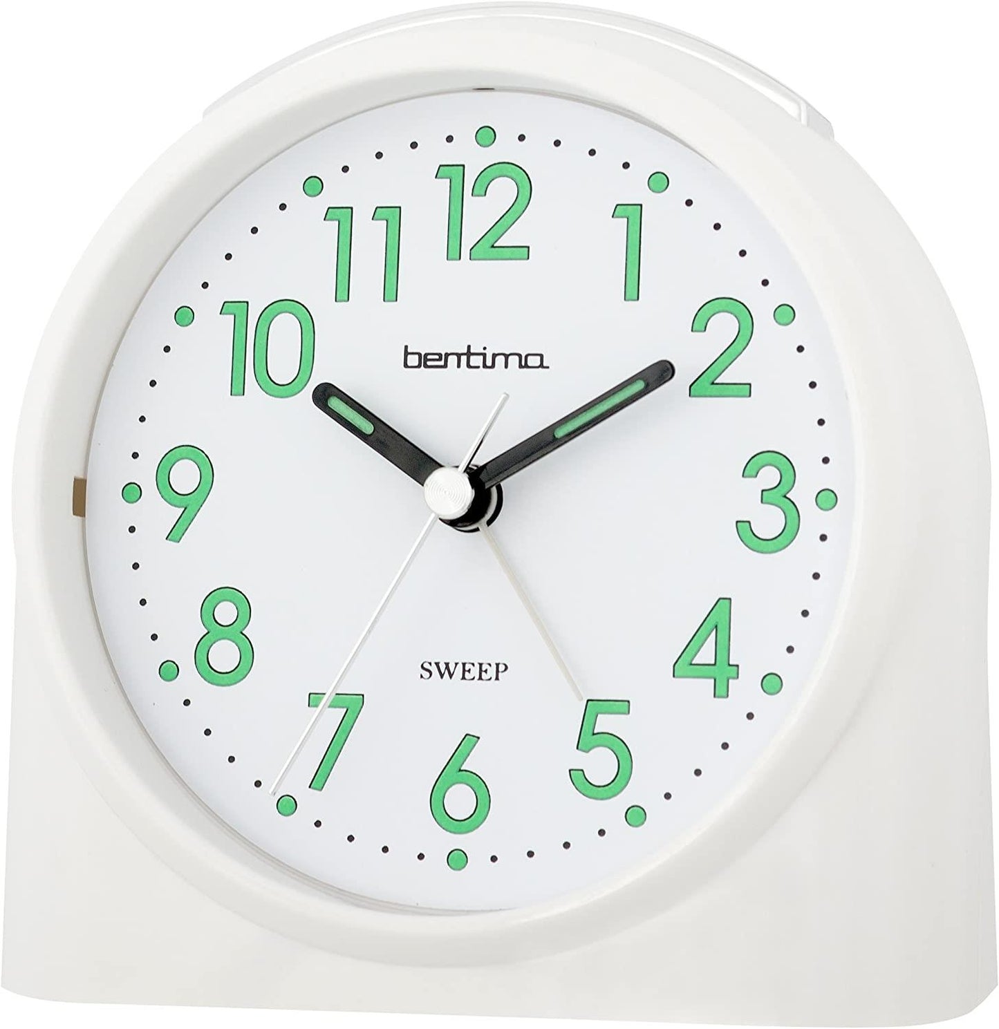 Acctim Sweeper ONE ALARM CLOCK WHITE 14702