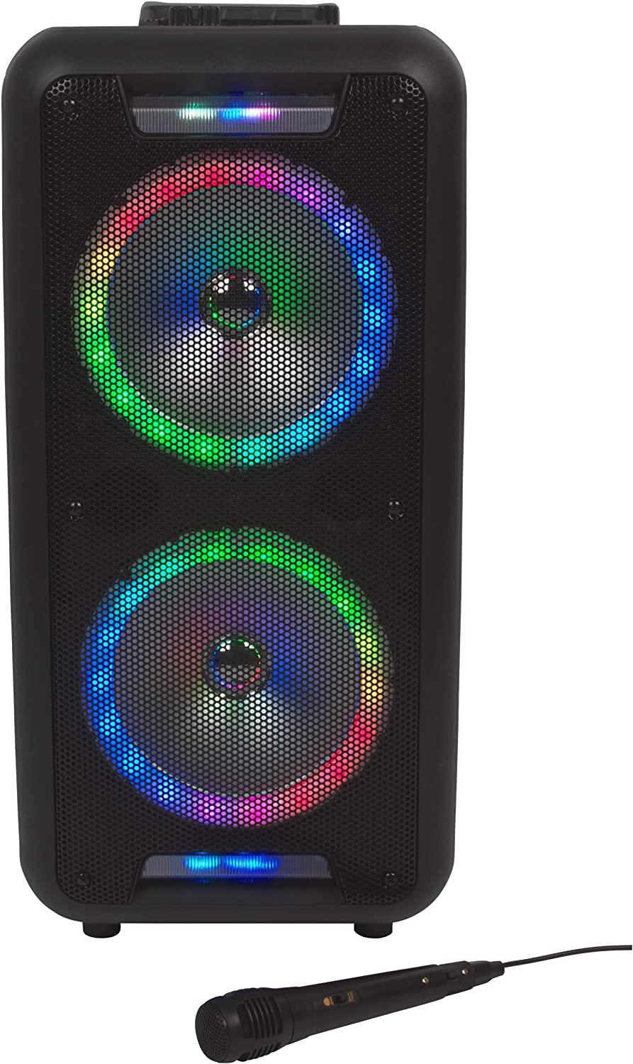 Intempo ee2383 portable party store speaker with led lights