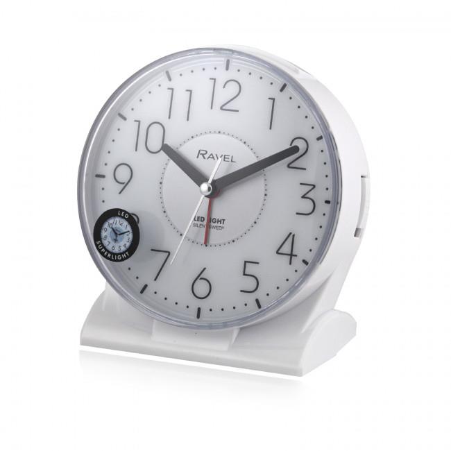 Ravel Large Contemporary Bedside / Mantel Quartz Alarm Clock RC036 Available Multiple Colour