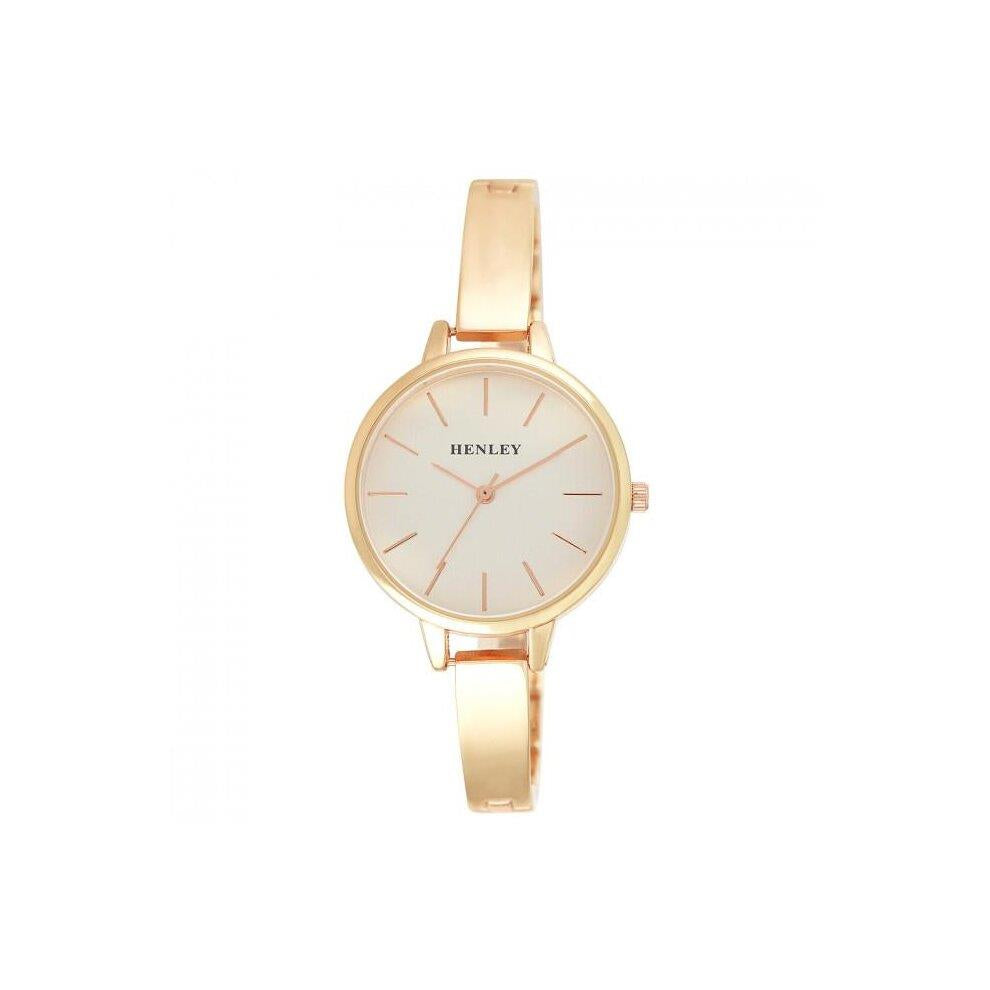 Henley Women's Fashion Formal Dress Half Bangle Watch H07308 - Multiple Colour