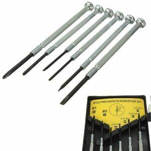 1500 Precision Set 6pc Mini Screwdriver Tiny Screw watch tool Repair Set