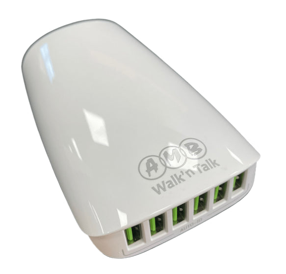 AMB Walk'n Talk 6-Ports USB Desktop Charger 5.4Amp