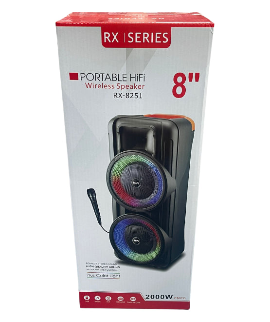 RX Portable HiFi Wireless Speaker- RX-8251
