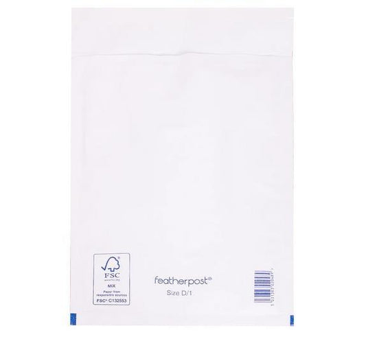 Padded Bubble Envelope in White Internal Size 270x360mm H/5 (QTY 100)