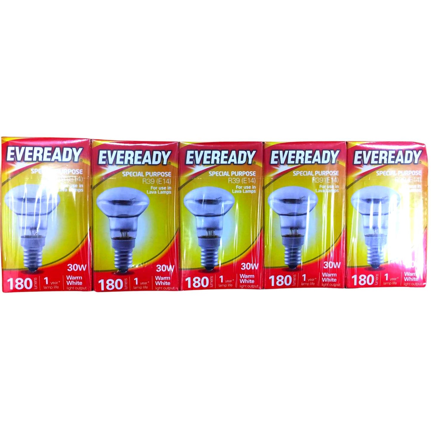 Eveready R39 30w SES Spot Lamp 180 Lumens (Pack of 10)