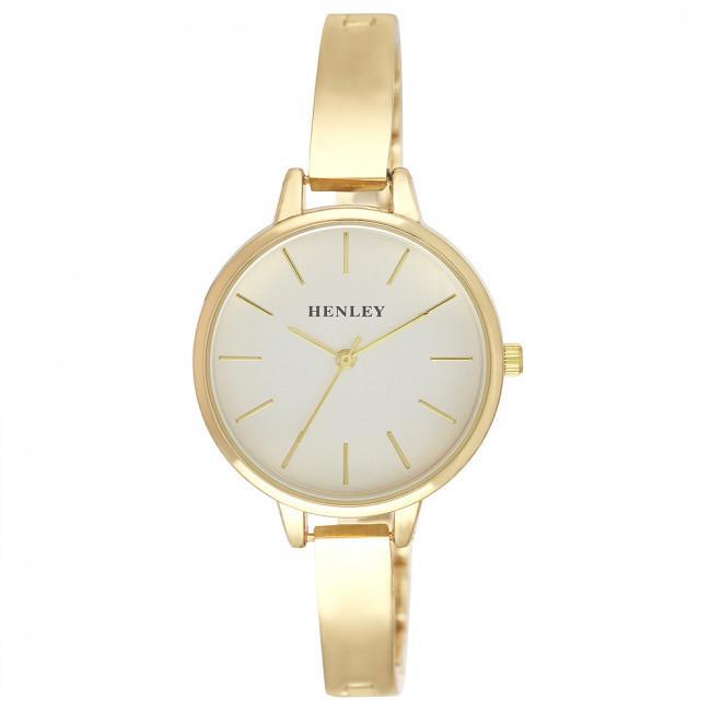 Henley Women's Fashion Formal Dress Half Bangle Watch H07308 - Multiple Colour